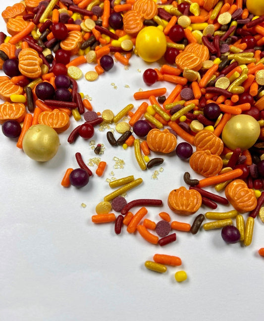 Pumpkin Patch Sprinkle Mix – Edible Fall Sprinkles for Autumn & Thanksgiving Treats