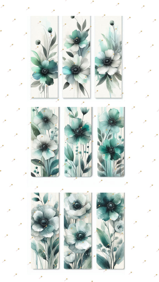 Teal Flower Candy Bar Collection