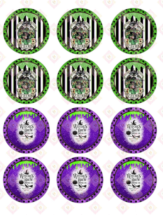 Halloween Purple and Green Collection