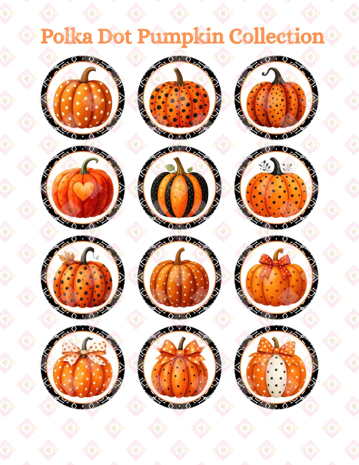 polka dot pumpkin
