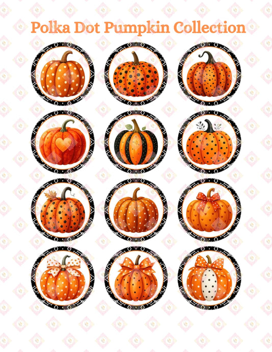 polka dot pumpkin