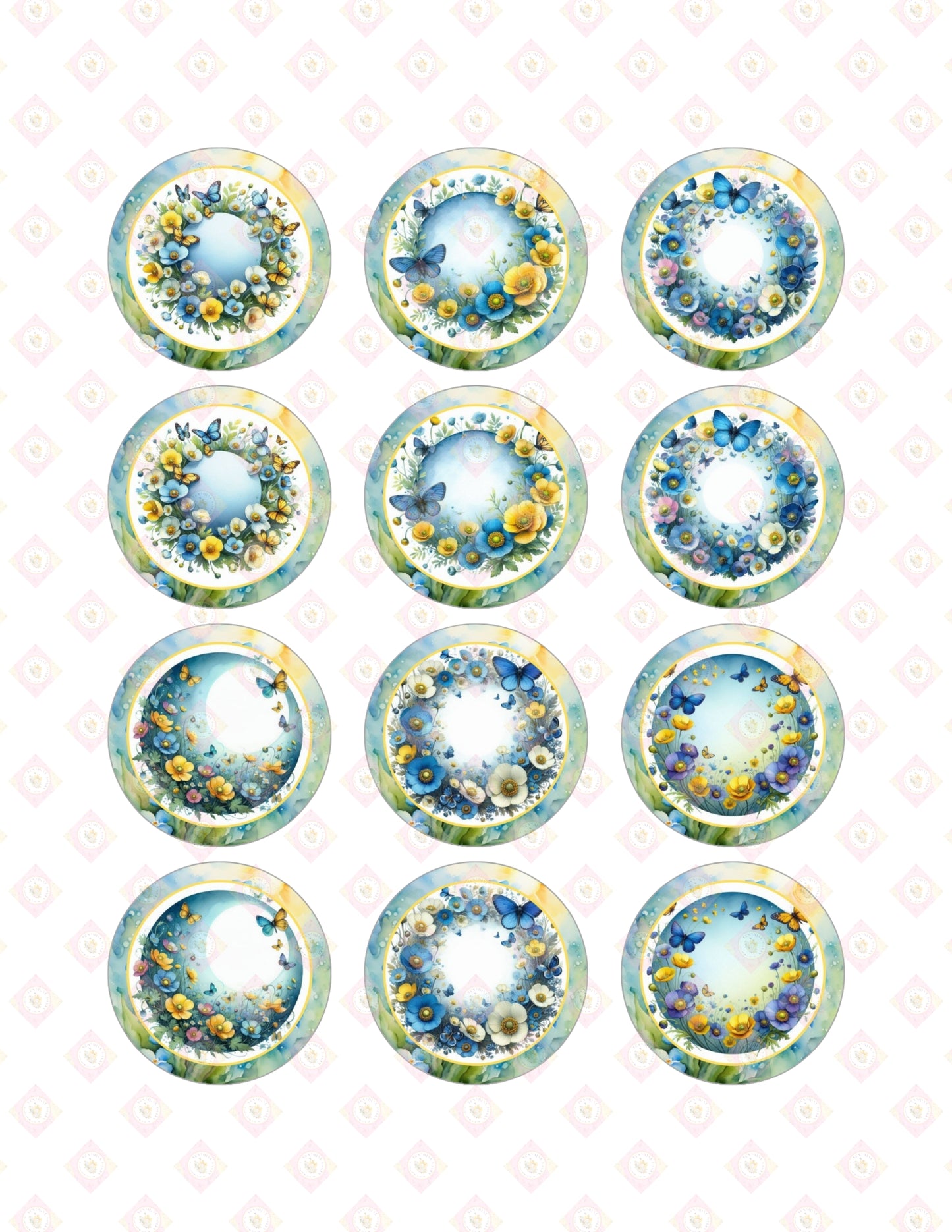 Blue Butterfly Collection