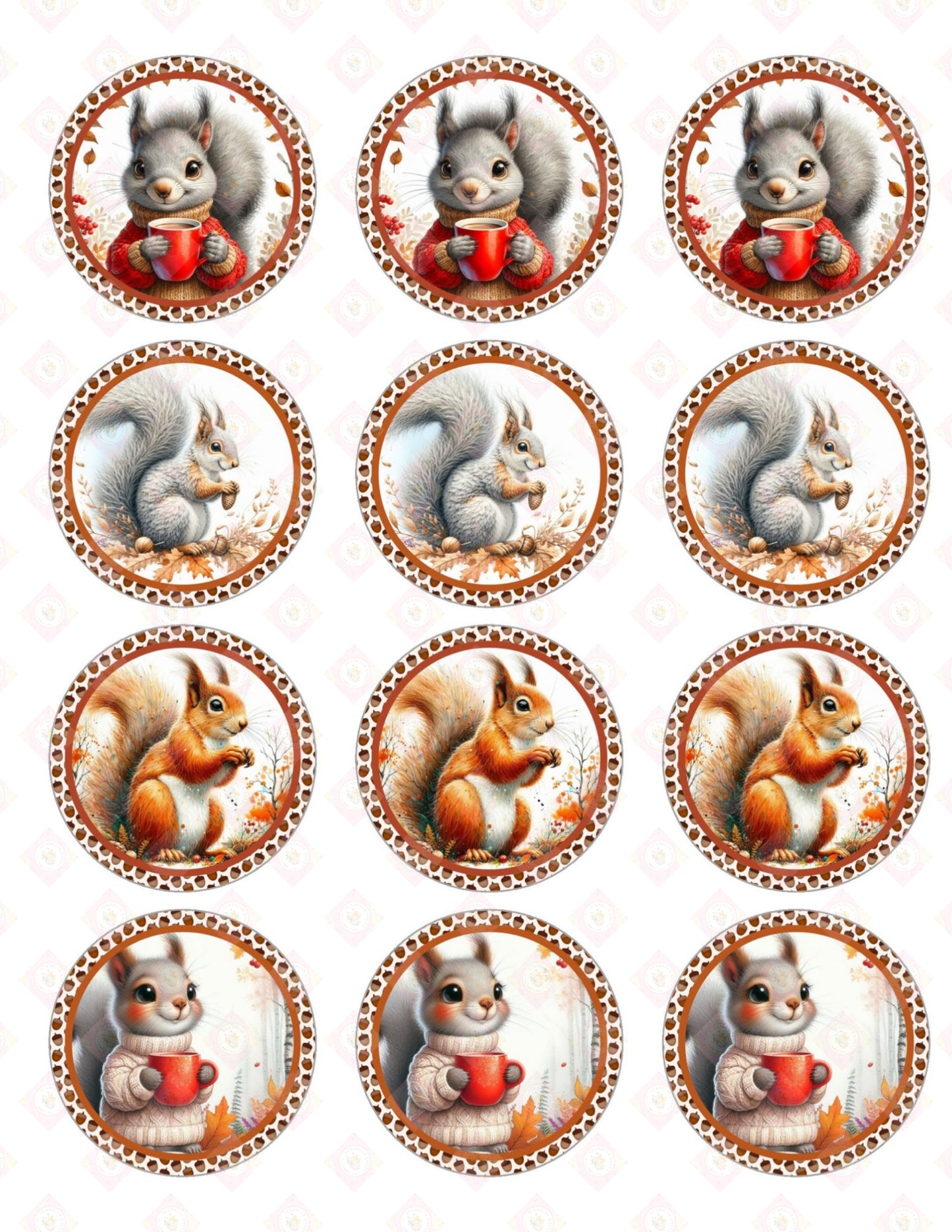 Fall Squirrel Collection