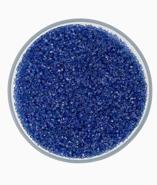 Dark Blue Sanding Sugar for Baking, 2 oz Jar of Cake & Cookie Decorating Sugar