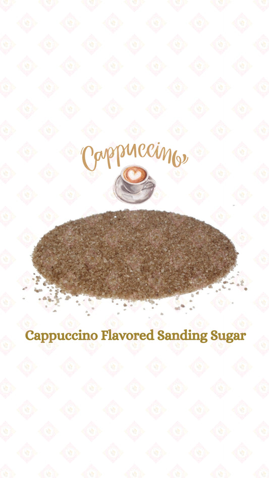 Cappuccino Flavored Sanding Sugar