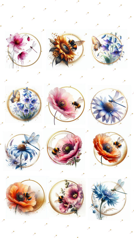 Flowers and Bees Collection