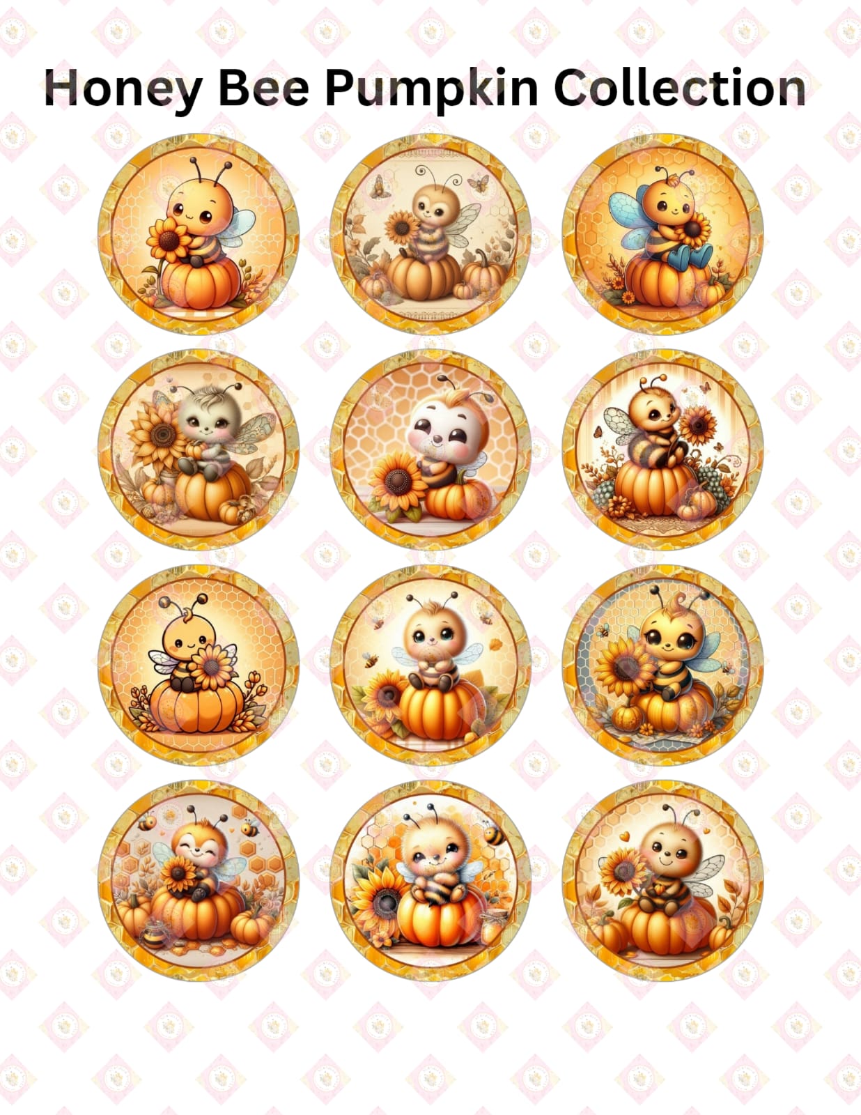 honey bee pumpkin