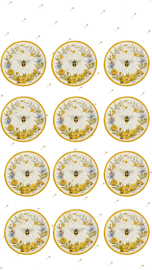 Yellow Bee Flower Collection